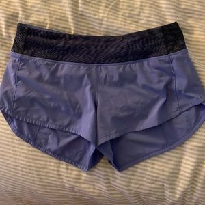 Lululemon Blue Speed Shorts
